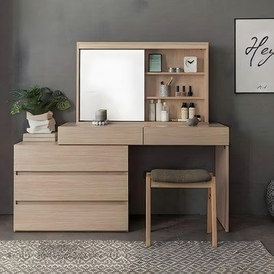 European Union Wood Vanity Beige - 120x140x35 cm
