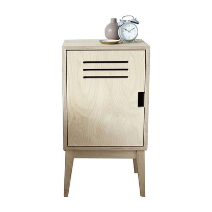 MDF Wood Bedside Table Beige - 60x40x40  cm