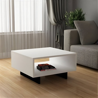 MDF Coffee Table Black - 60×60×45 cm