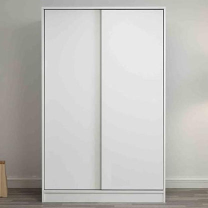 European Union Wood Wardrobe 2 Shutters White - 120x40x180 cm