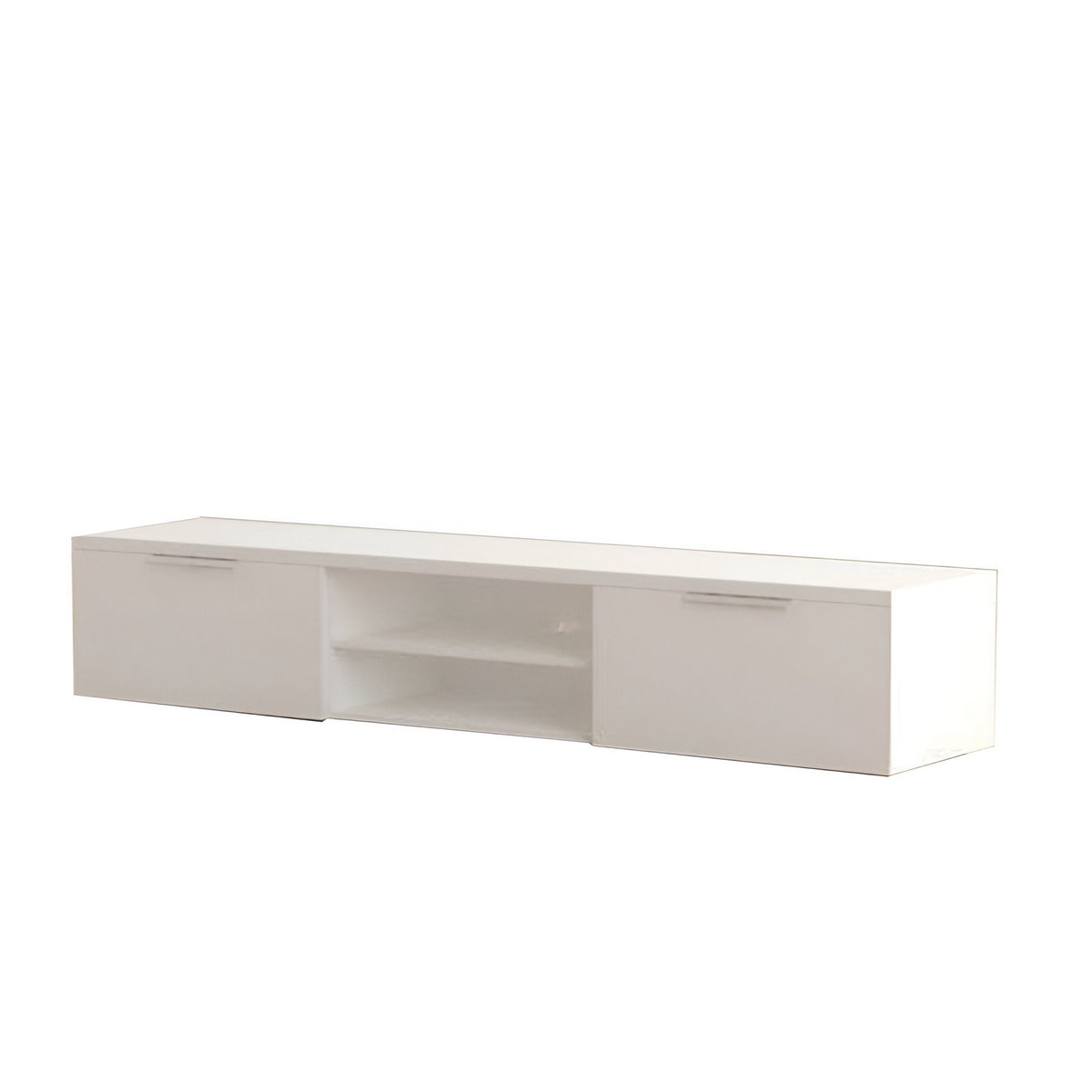 Spanish MDF White Tv Unit - 160 × 40 × 40 cm