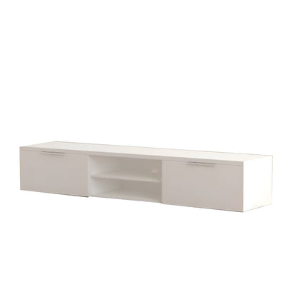 Spanish MDF White Tv Unit - 160 × 40 × 40 cm