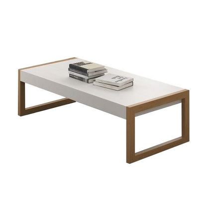 MDF Coffee table White - 40×30×80 cm
