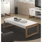 MDF Coffee table White - 40×30×80 cm