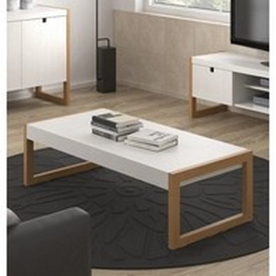 MDF Coffee table White - 40×30×80 cm