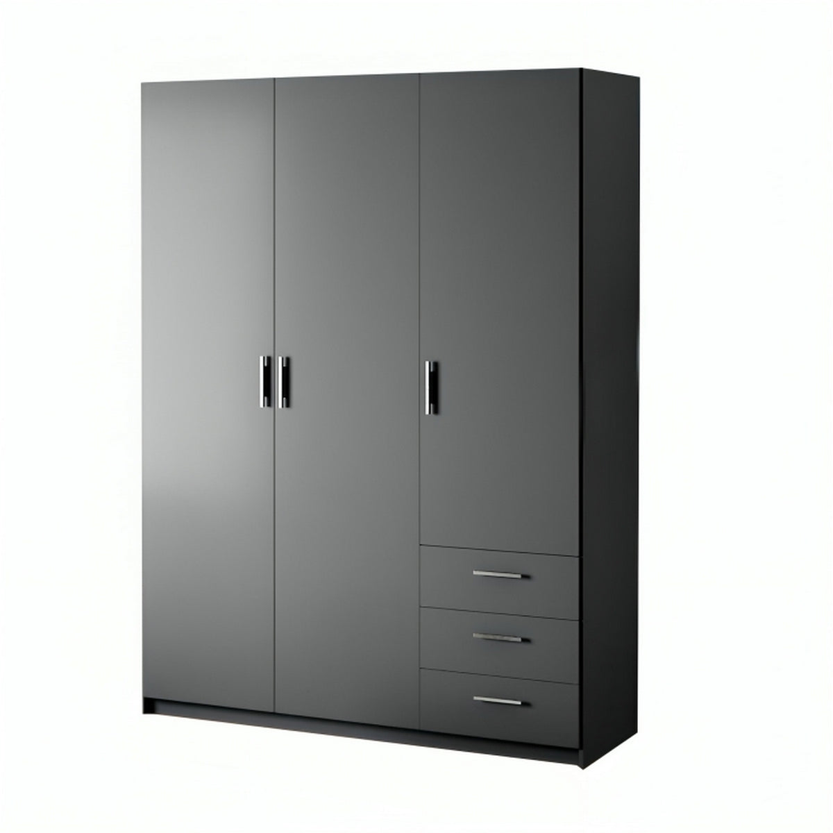 Wardrobe 190x50x140 cm - Black