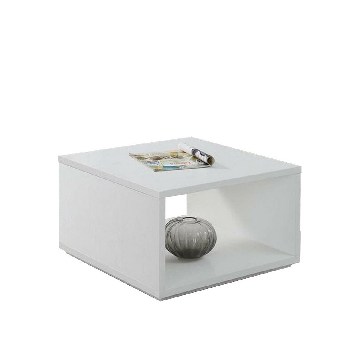 MDF coffee table White - 60×60×45 cm