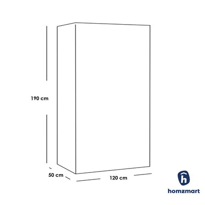 MDF Dressing 190x50x120 cm - White