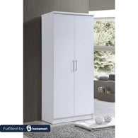 European Union Wood wardrobe Shutter White - 200x80x40 cm