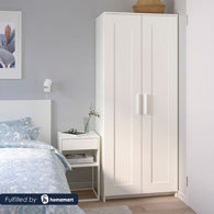 European Union Wood wardrobe Shutter White - 200x70x42 cm