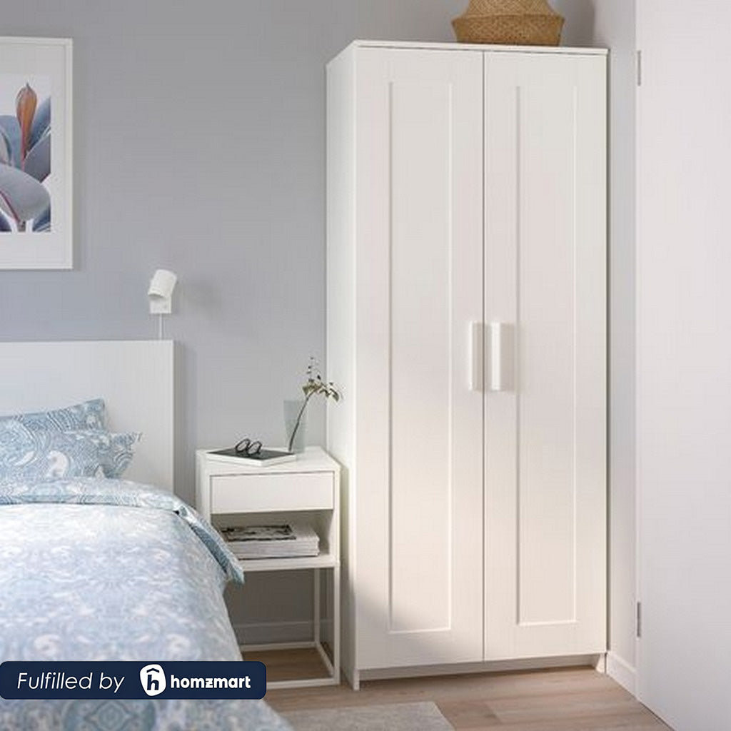 European Union Wood wardrobe Shutter White - 200x70x42 cm