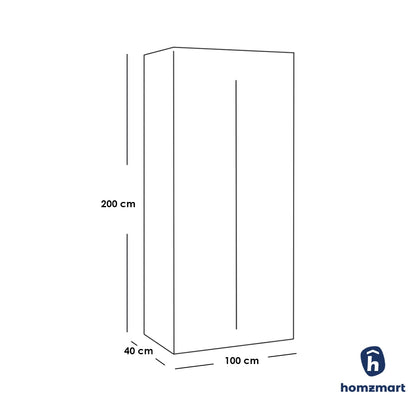 European Union Wood Dressing White - 100 x 200 x 40 cm
