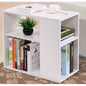 European Union Wood Side Table White - 50 x 50 x 30 cm