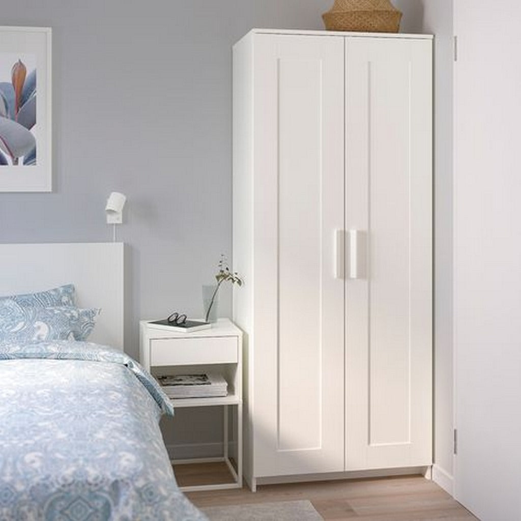 European Union Wood wardrobe Shutter White - 200x70x42 cm