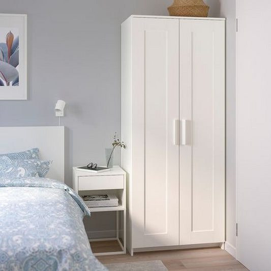 European Union Wood wardrobe Shutter White - 200x70x42 cm