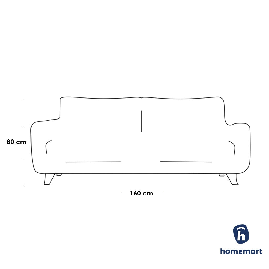 Natural Wood and Velvet Living Room 4 Pieces - Grey