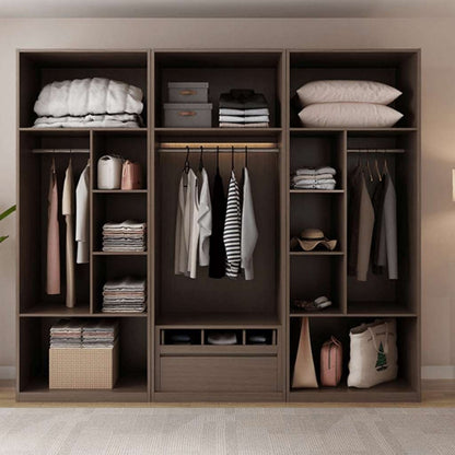 MDF Wood Dressing Brown - 200x50x200 cm