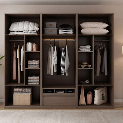 MDF Wood Dressing Brown - 200x50x200 cm