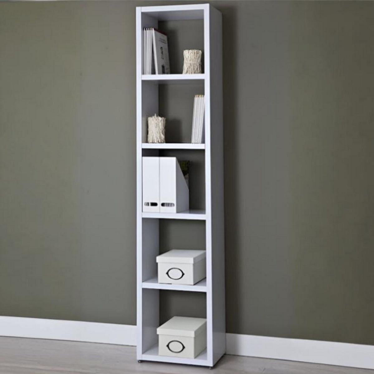 MDF Display Unit White - 30x40x180 cm