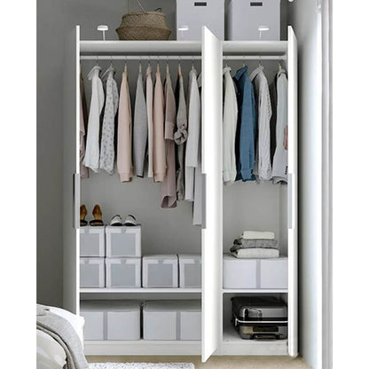 European Union Wood Wood Wardrobe 2 Shutters White - 180x50x120 cm