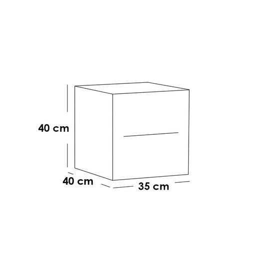 European Union Wood Bedroom 3 Pieces - Beige and White