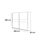 European Union Wood Bedroom 6 Pieces - Beige and White