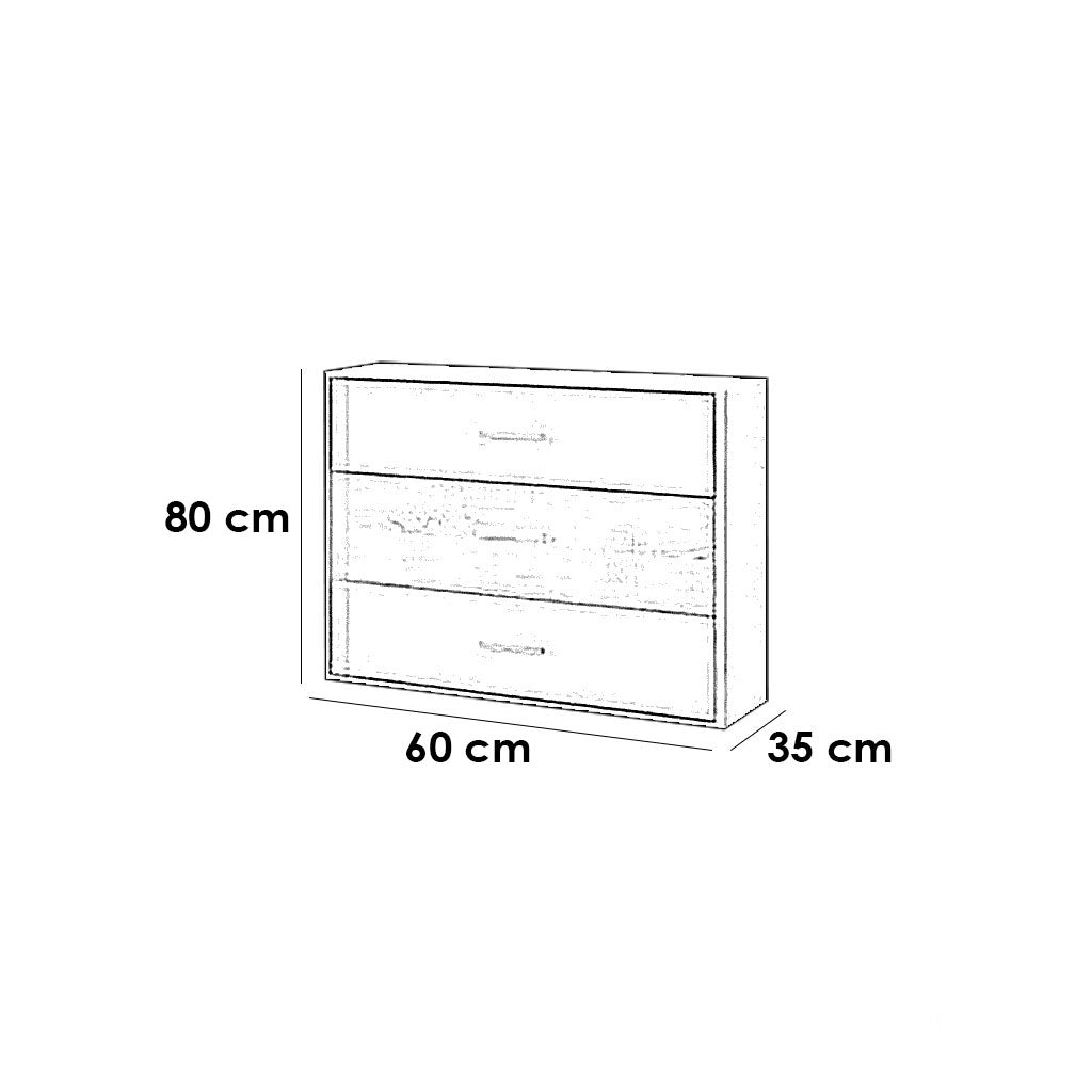 European Union Wood Bedroom 5 Pieces - Beige and White