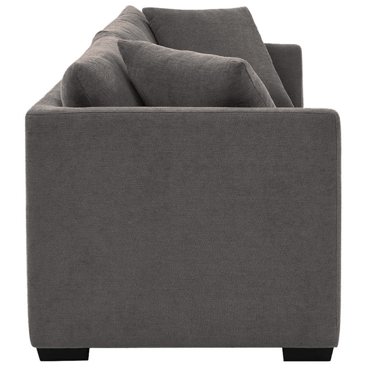 Natural Wood and Linen Fabric Sofa Bed - Grey