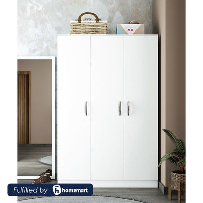 European Union Wood Wood Wardrobe 2 Shutters White - 180x50x120 cm