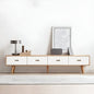 MDF TV Unit White and Beige - 45x180x30 cm