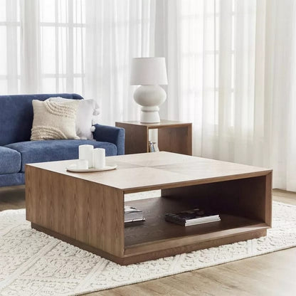 MDF Center Table Brown - 40x60x60 cm