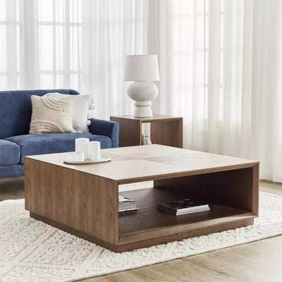 MDF Center Table Brown - 40x60x60 cm