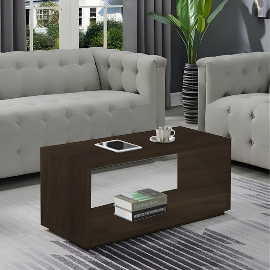 MDF Coffee Table Brown - 100 x 50 x 40 cm