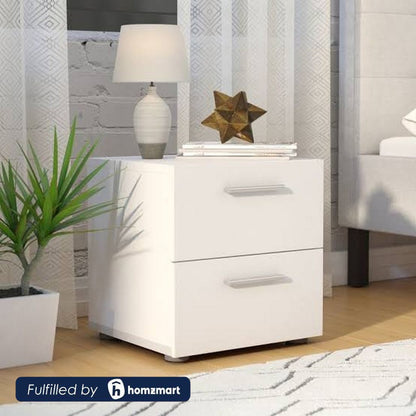 European Union Wood Commode White - 40x40x40 cm