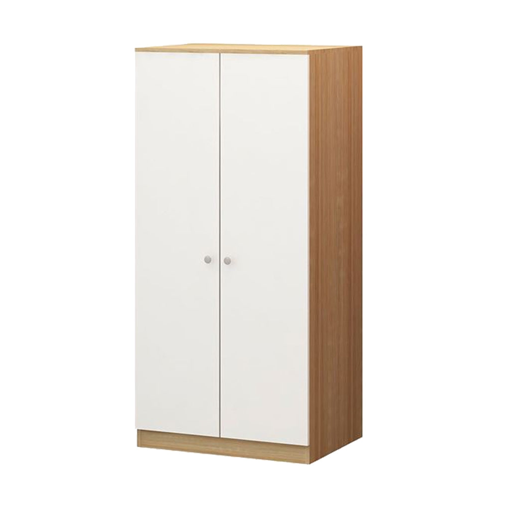 European Union Wood Wardrobe Shutter White and Beige - 170x80x60 cm