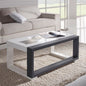 Spanish MDF Beige and White Center Table - 100 × 50 × 40 cm