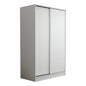 European Union Wood Wardrobe 2 Shutters White - 120x40x180 cm