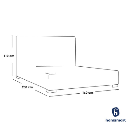 European wood Bedroom Set 5 Pieces - Beige and Grey