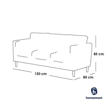 Natural Wood and Linen Modern Living Room 3 pieces - Grey